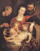 Peter Paul Rubens Holy Family with St.Elizabeth Spain oil painting artist